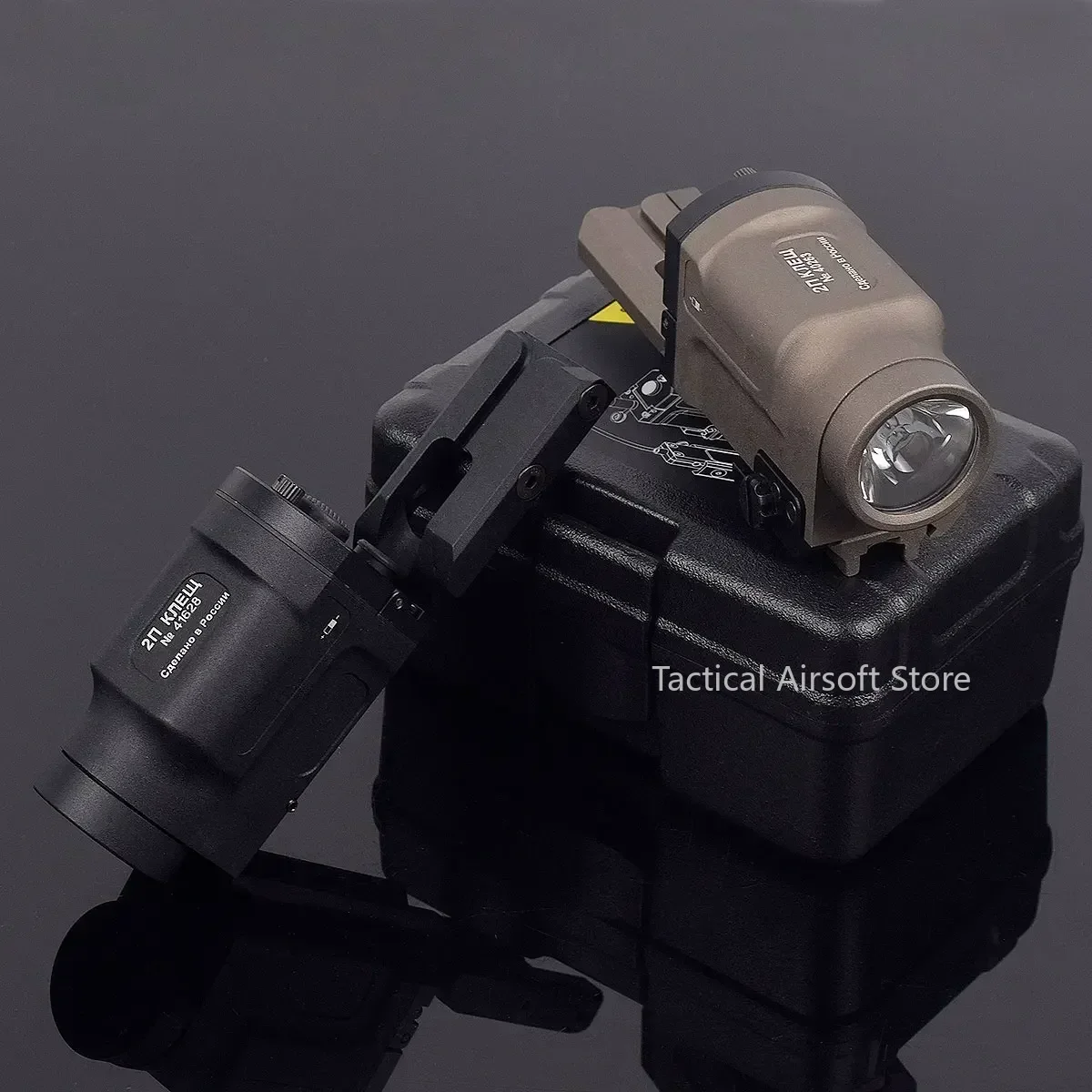 Z-enitco AK táctico AK47 AK74 pistola de luz AK-SD GEN 2 linterna estroboscópica compatible con Rifle riel Pictinny de 20mm con interruptor remoto