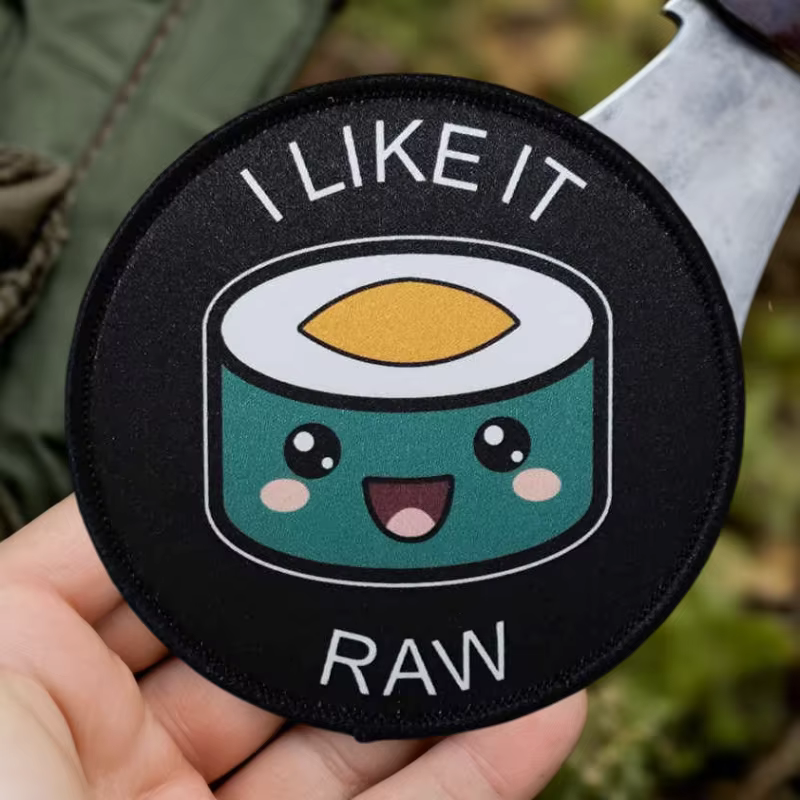 Parche táctico sushi maki – Parche de moral gancho y bucle - imagen 2