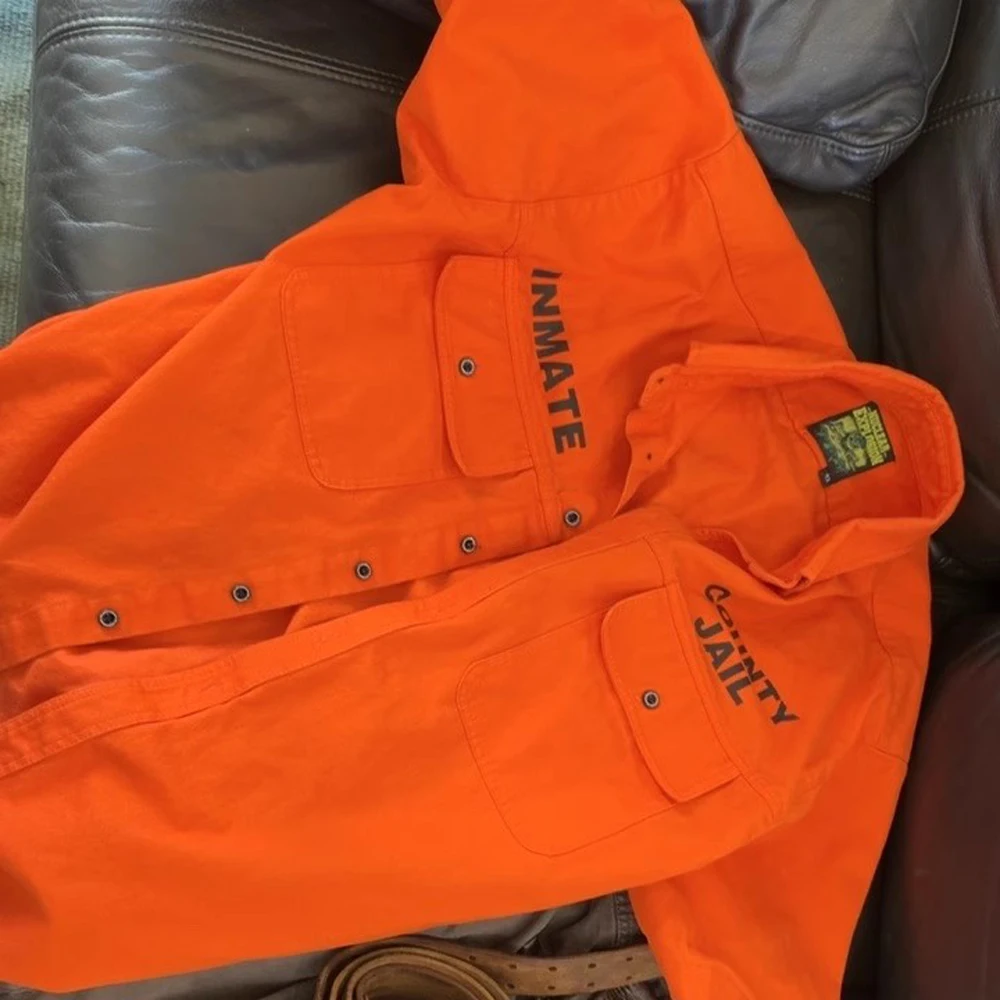 Camisa de manga corta de gran tamaño estilo disfraz de prisionero estilo americano al aire libre - imagen 5