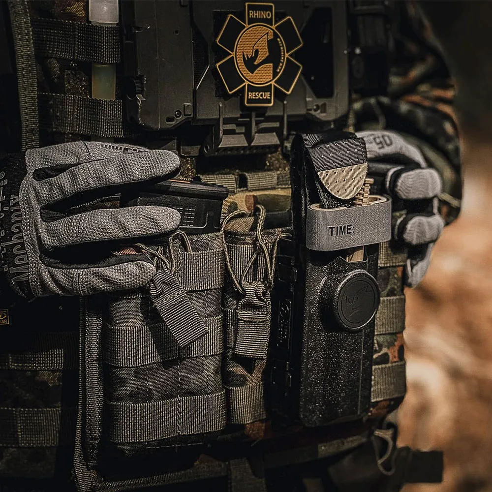 Torniquete de rescate de rinoceronte, hemostasia táctica de emergencia médica para exteriores, fácil de operar, trauma para acampar y hacer senderismo - imagen 5