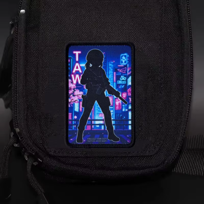 Parche táctico anime para velcro, emblema moral punk y decorativo - imagen 5