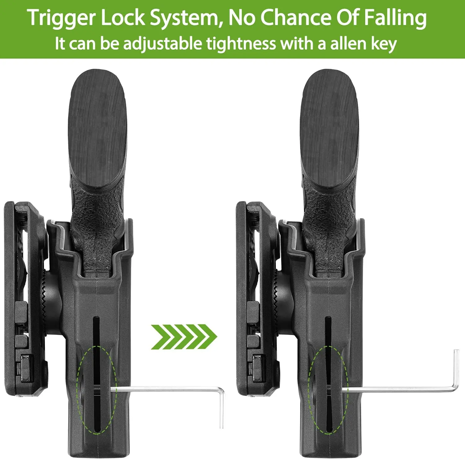 Funda M&P Shield - Polímero OWB Fit S&W M&P 9 mm/.40, extracción rápida/liberación rápida, 360 ajustable. Mano derecha - imagen 4