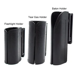 Bolsa táctica MOLLE para bastón con soporte de linterna y giro 360°