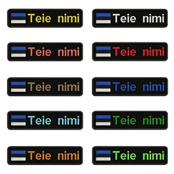 Parche bordado con nombre personalizado – Termoadhesivo táctico