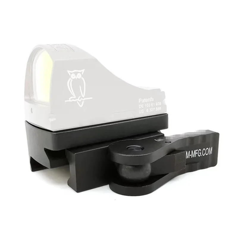 Montaje RMR QD de 1,41 pulgadas para RMR Mini Red Dot Sight, placa elevadora de bloqueo automático compatible con riel de 20mm, accesorio de juguete táctico ﻿ - imagen 4