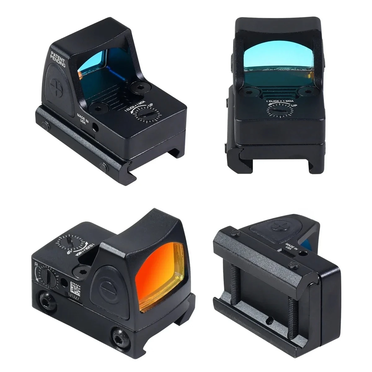 Mira óptica de punto rojo reflejo MOA para caza al aire libre, con marcado Original, compatible con pistola táctica, mira telescópica Airsoft GLOCK, 3,25 - imagen 5