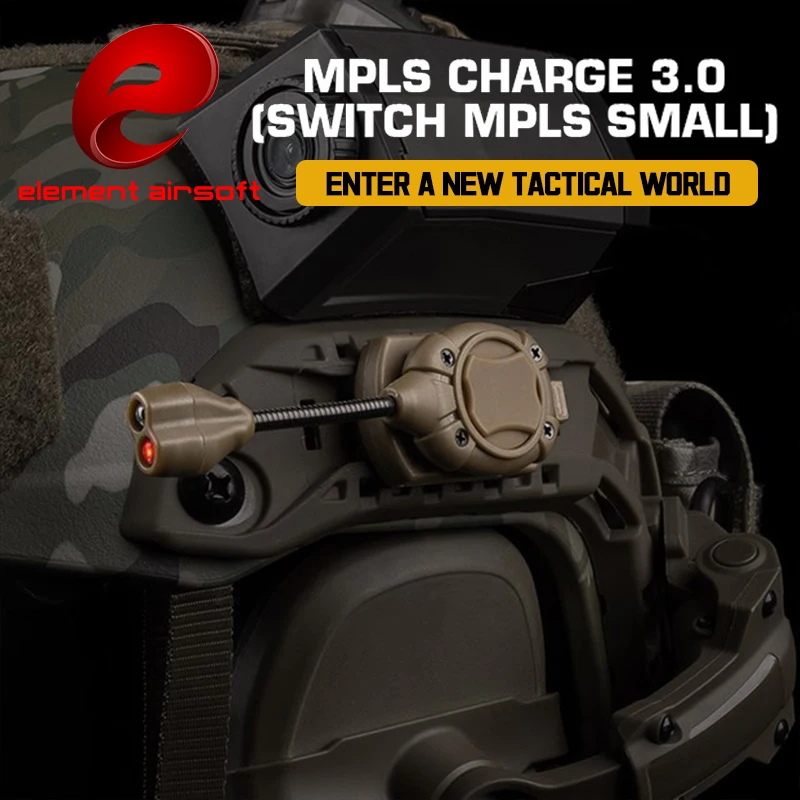 Luz de identificación de casco táctico Luz roja, verde, azul y blanca de tercera generación Luz de supervivencia de señal de identificación IR