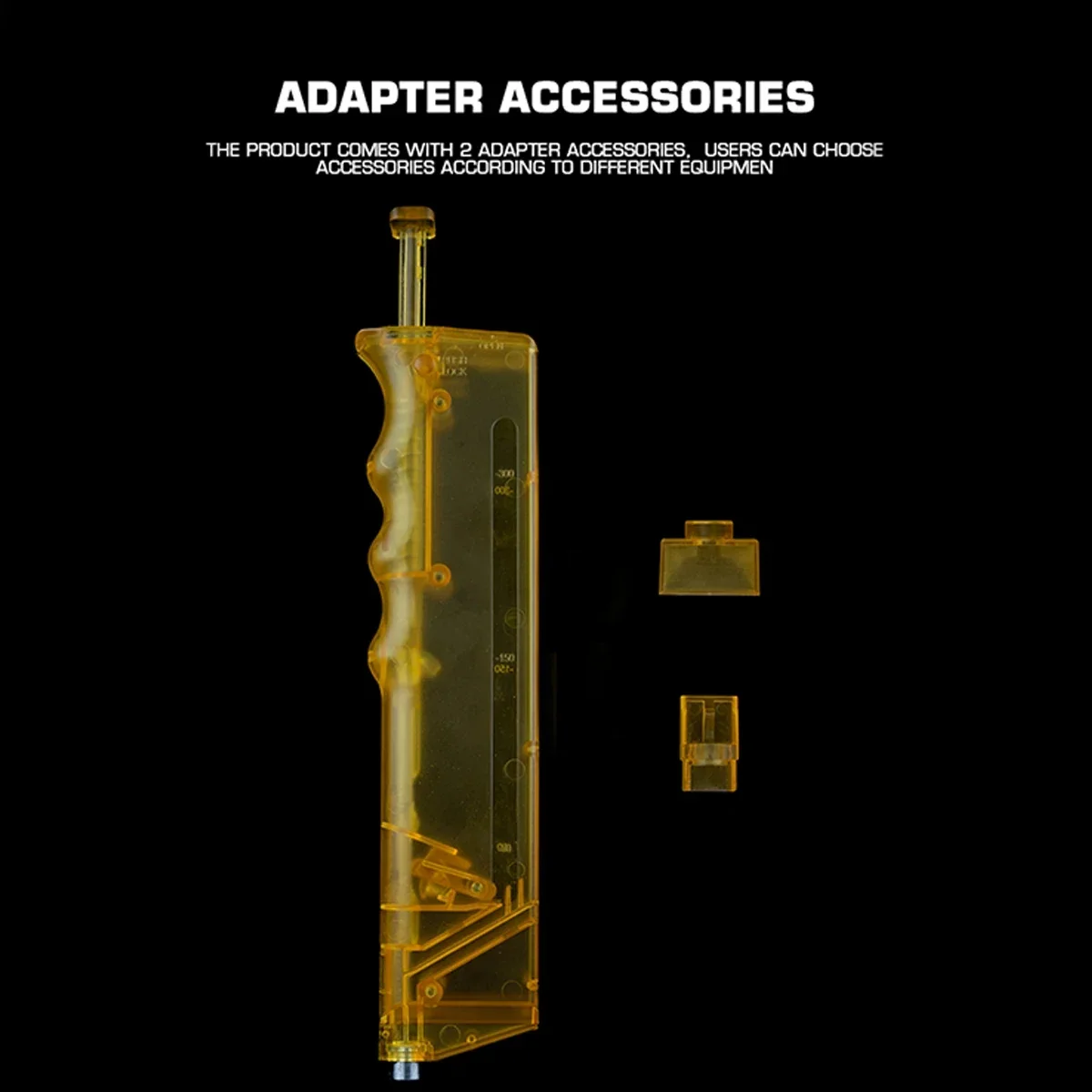 Nuevo Cargador de velocidad BB, relleno de prensa rápida tipo bala con dos adaptadores, adecuado para juegos de combate al aire libre, - imagen 5