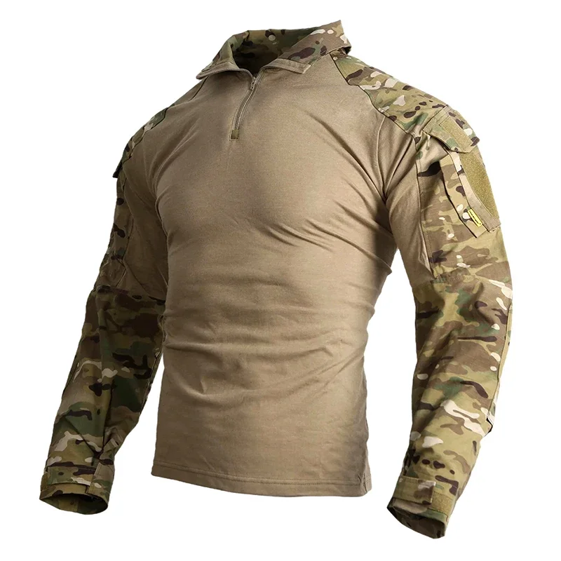 Camisetas de combate táctico G3, camisetas de camuflaje para hombre, camisetas para caza al aire libre, deportes de senderismo, camisetas de entrenamiento MC resistentes al desgaste