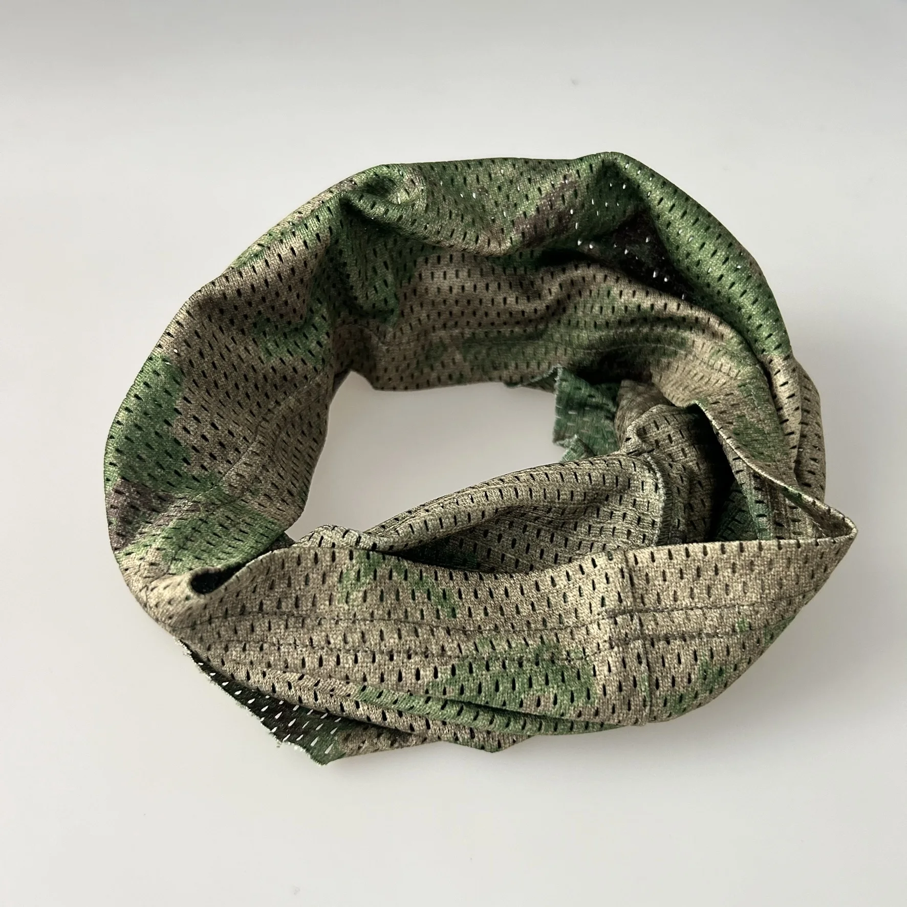 Polaina táctica de malla camuflaje protección solar ligera
