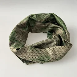 Polaina táctica de malla camuflaje protección solar ligera
