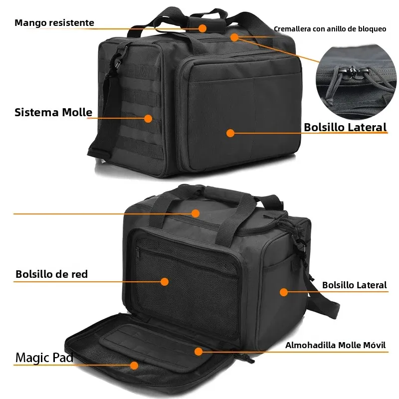 Mochila táctica MOLLE 600D para caza y accesorios para cámara - imagen 2