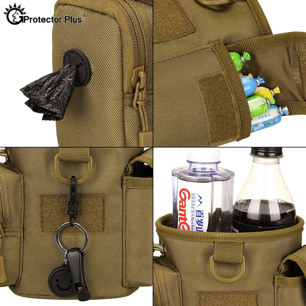 Bolsa protectora portátil para entrenamiento de perros, bolsa de cintura de gran capacidad para entrenamiento de mascotas - imagen 5