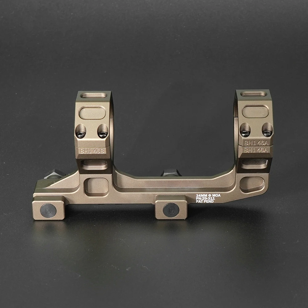 Evolution Gear-mira telescópica táctica, montaje GE, tubo de 1,70 ", 34mm, soporte óptico para mira telescópica para caza Picatinny Airsoft de 20mm - imagen 3