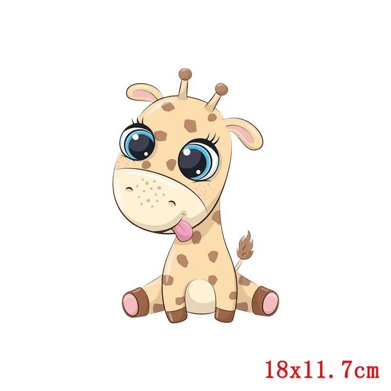 Parches térmicos de animales para ropa, apliques térmicos de dinosaurio de dibujos animados, para camiseta pegatina, transferencia de hierro para ropa - imagen 4