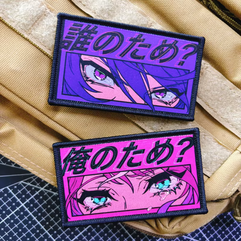 Parche táctico velcro Lucy punk - Insignia moral mochila militar - imagen 5