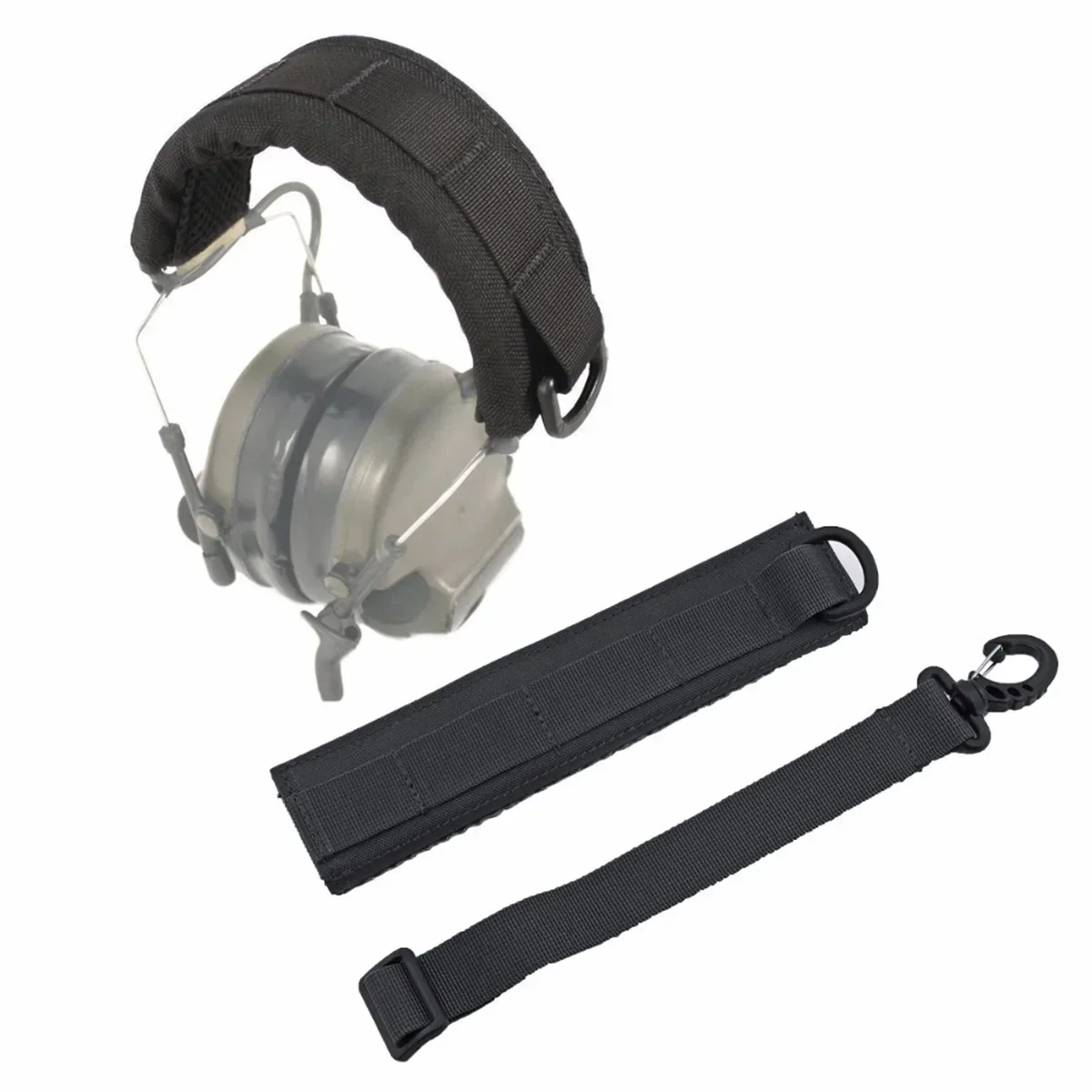 Funda para auriculares MOLLE con protección de micrófono y orejeras - imagen 4