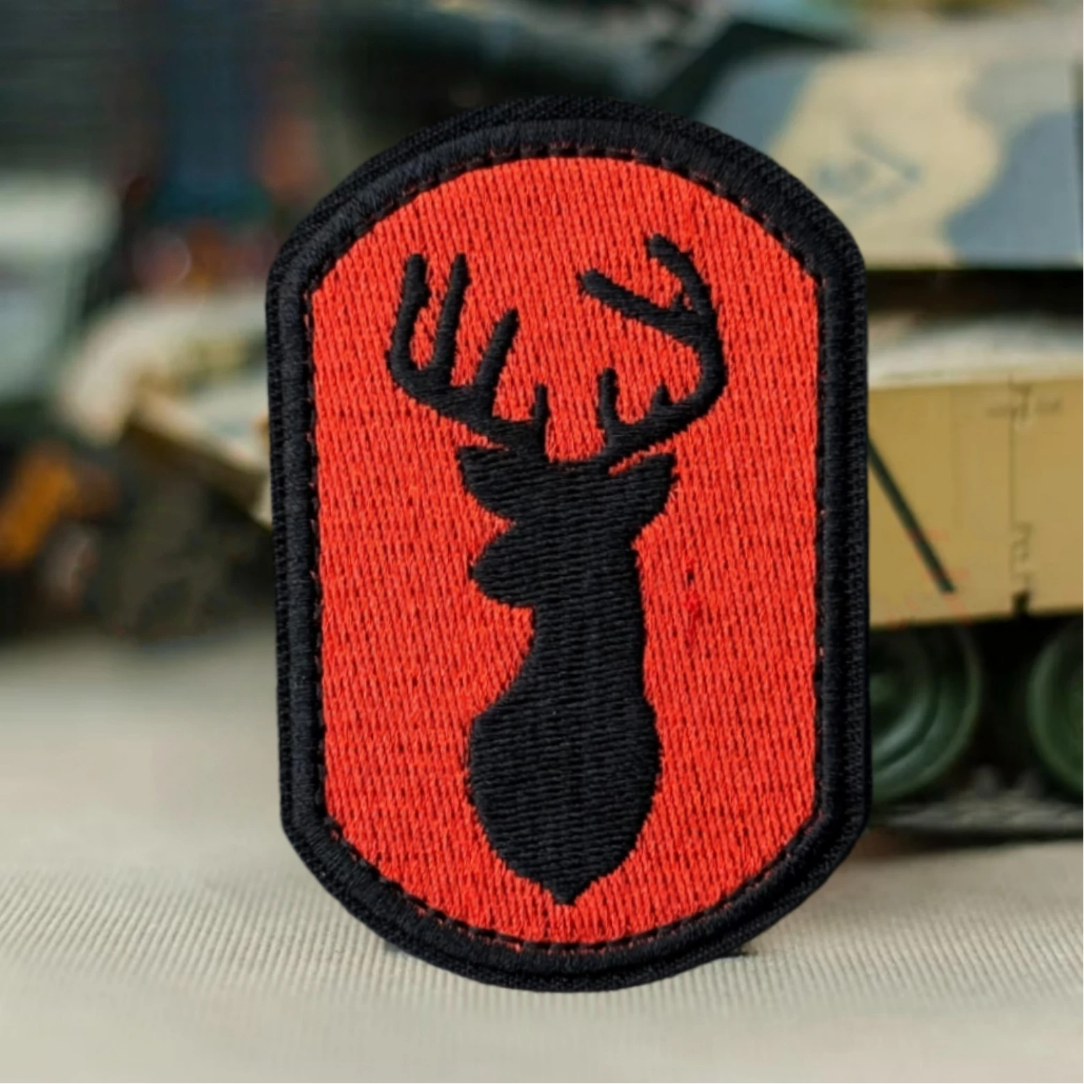 Parche de cazador de ciervos, apliques personalizados de moral bordado, pistola táctica, parches militares de gancho y bucle para ropa, pegatina para mochila - imagen 5