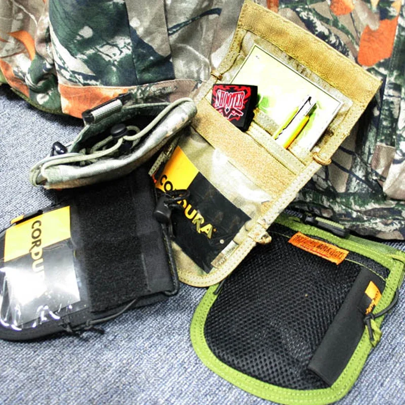 Emersongear táctico SHOOTER Deluxe NEckerd ID cartera bolsa paquete de documentos bolsas Panek caza al aire libre Aisoft Camping Nylon EM6018 - imagen 3