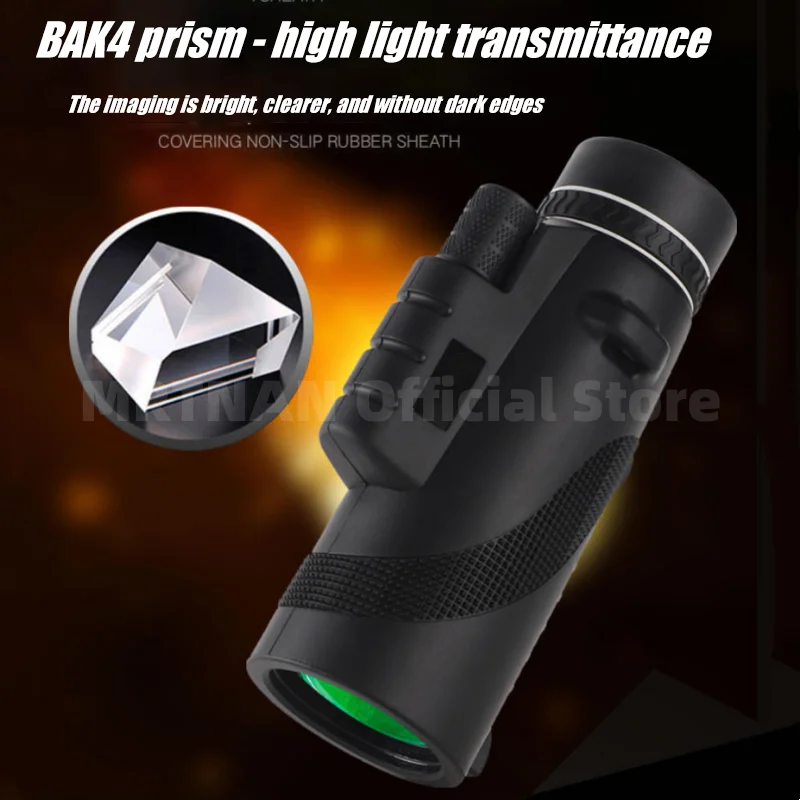 Monocular plegable HD zoom para caza camping y viajes - imagen 2