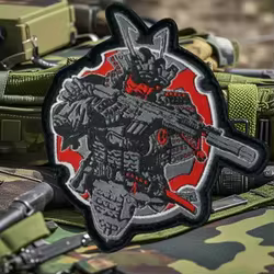 Parche táctico samurái bordado – Insignia moral militar