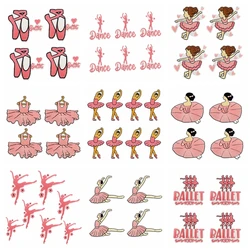 Parche bordado bailarina de ballet termoadhesivo para planchar