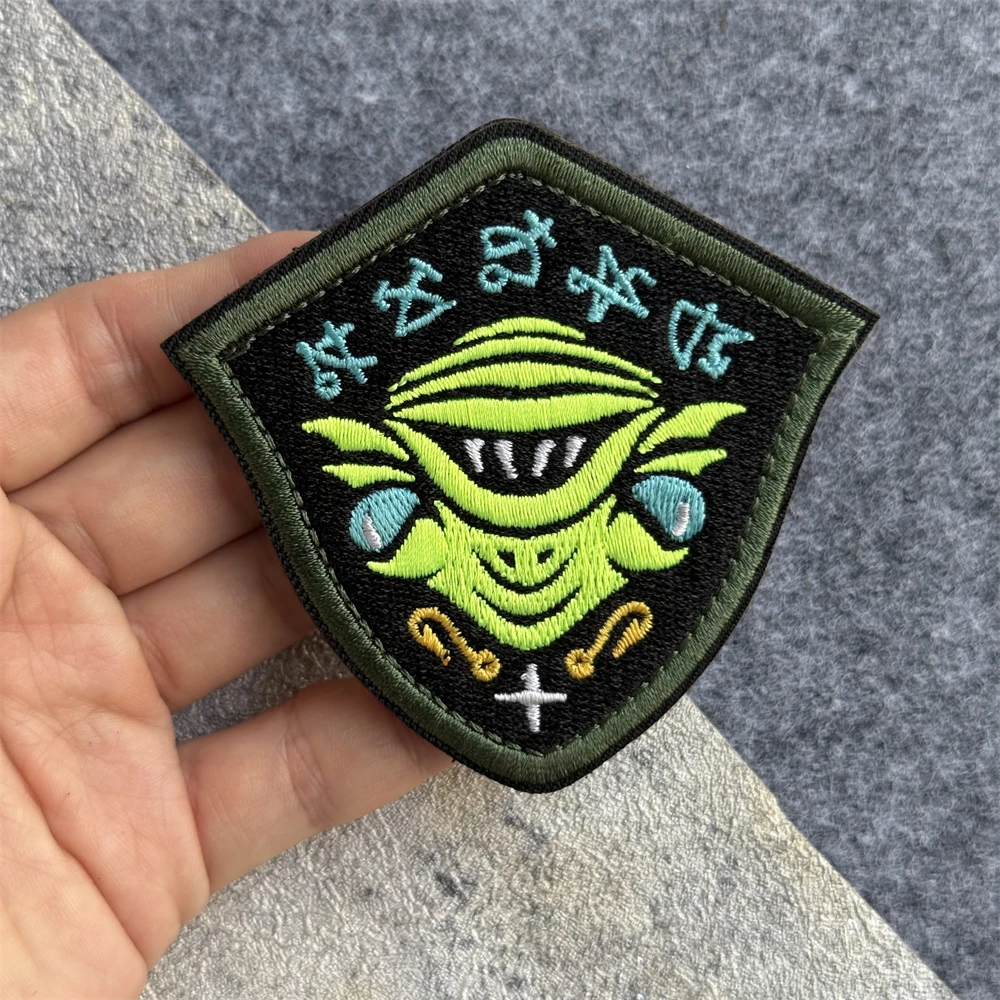 Parche del ejército de calavera de Goon Squad, insignia moral táctica, parches de gancho y bucle bordados de pesca para ropa, pegatina con emblema militar - imagen 2