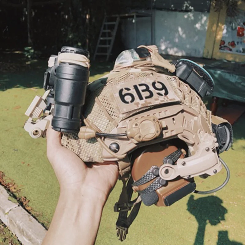 Soporte para auriculares C3 AMP, conexión Ops Core, riel para casco táctico AXL, Kit de conexión para auriculares tácticos, accesorios para tegirs - imagen 4