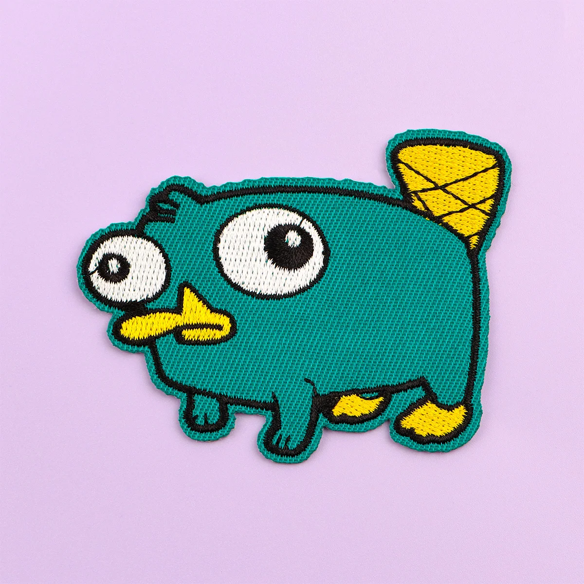 Parche para planchar con dibujos animados para ropa, parche bordado de pato divertido, accesorios de ropa, pegatinas de costura, 2 uds. - imagen 5