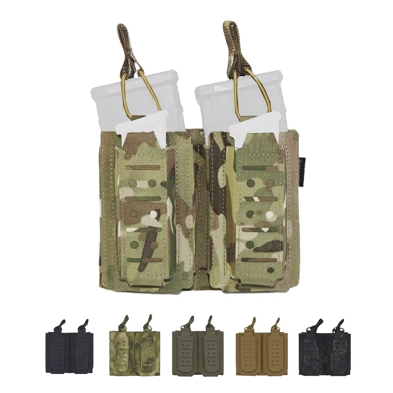 Portacargadores táctico MOLLE con corte láser para cargadores - imagen 2