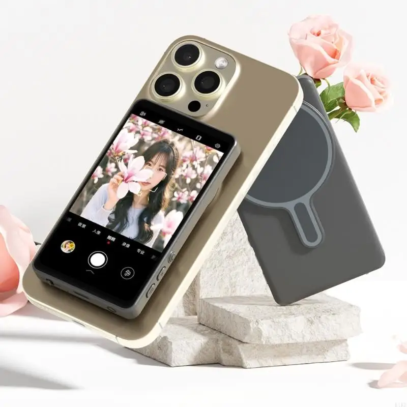 Pantalla monitor con conexión inalámbrica del altavoz enchufe 3.5 mm Use cámara trasera del teléfono K1KF