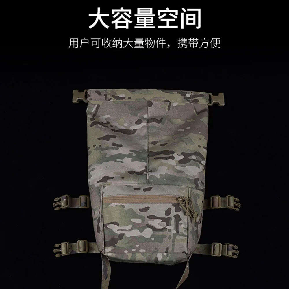 Paquete de kit de expansión LBV, bolsa de almacenamiento Molle de gran capacidad, accesorios tácticos de plataforma de pecho dividida de 34A, paquete de expansión Alpha - imagen 5