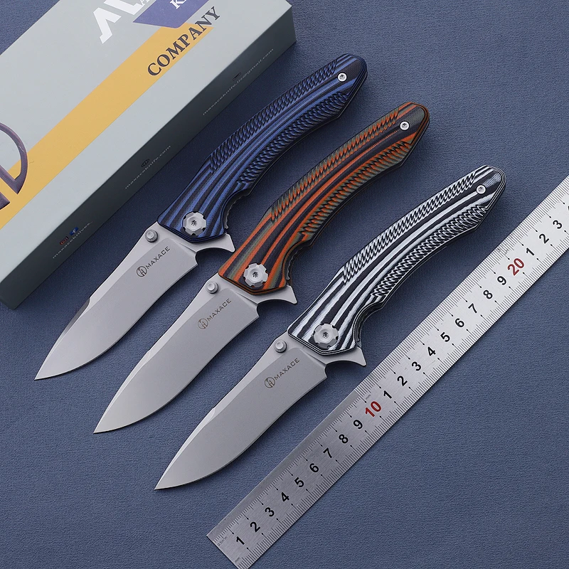 Maxace Zealot 3,0: Cuchillo plegable G10 para uso diario EDC