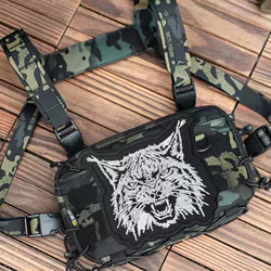 Parche bordado oso militar con gancho – Insignia moral táctica mochila