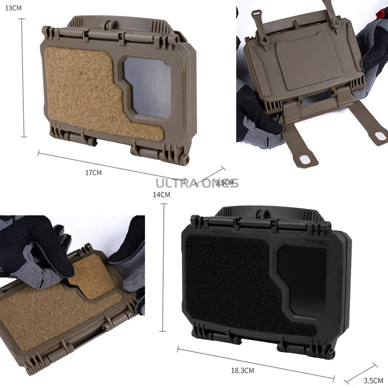 Caja de almacenamiento de tablero de navegación táctica V2 V2 PLUS MOLLE, soporte para teléfono, chaleco de caza, portador de placa, accesorio, equipo, estuche de tienda - imagen 3
