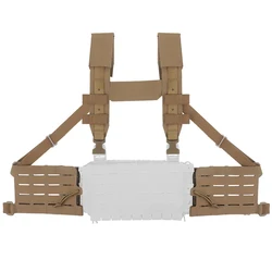 Arco portaplacas táctico MOLLE plataforma de pecho para placas