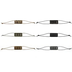 Soporte de batería elástico táctico para caza, cordón NVG, correa fija, gancho, correa de almacenamiento elástica