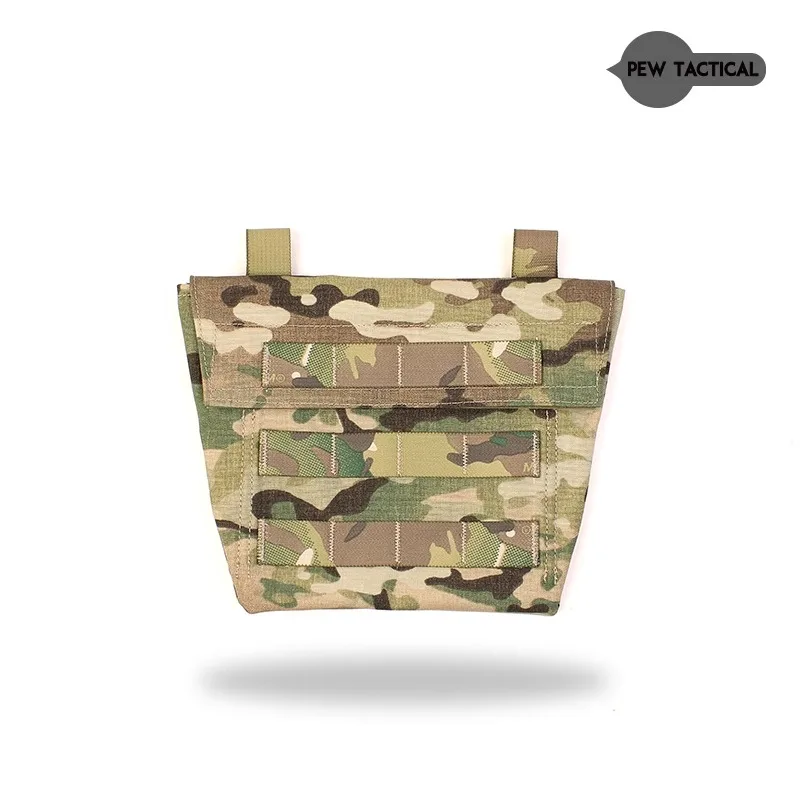 Chaleco táctico PEW, Panel protector colgante con Panel EVA, chaleco Airsoft para caza, bolsa de plataforma para abdomen inferior, almacenamiento de Panel Molle - imagen 5
