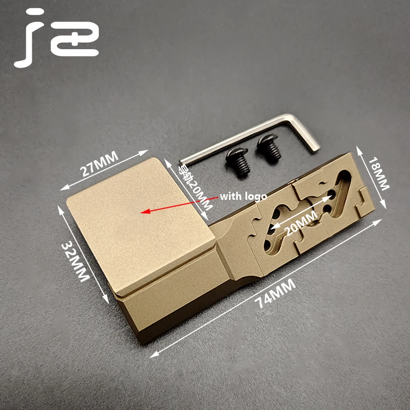 Linterna táctica M-LOK montaje Offset, Base adaptable de luz, Surefir M300, M600, Scout Lights, 20mm, picatinnyRail - imagen 3