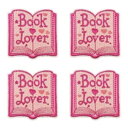 Parche termoadhesivo bordado oso rosa – Fijación con plancha para ropa