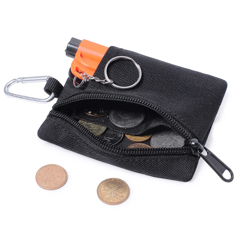 Bolsa táctica Molle para exteriores, bolso de nailon para caza, monedero, auriculares, teléfono, paquete de llaves, herramienta EDC compacta militar para senderismo - imagen 2