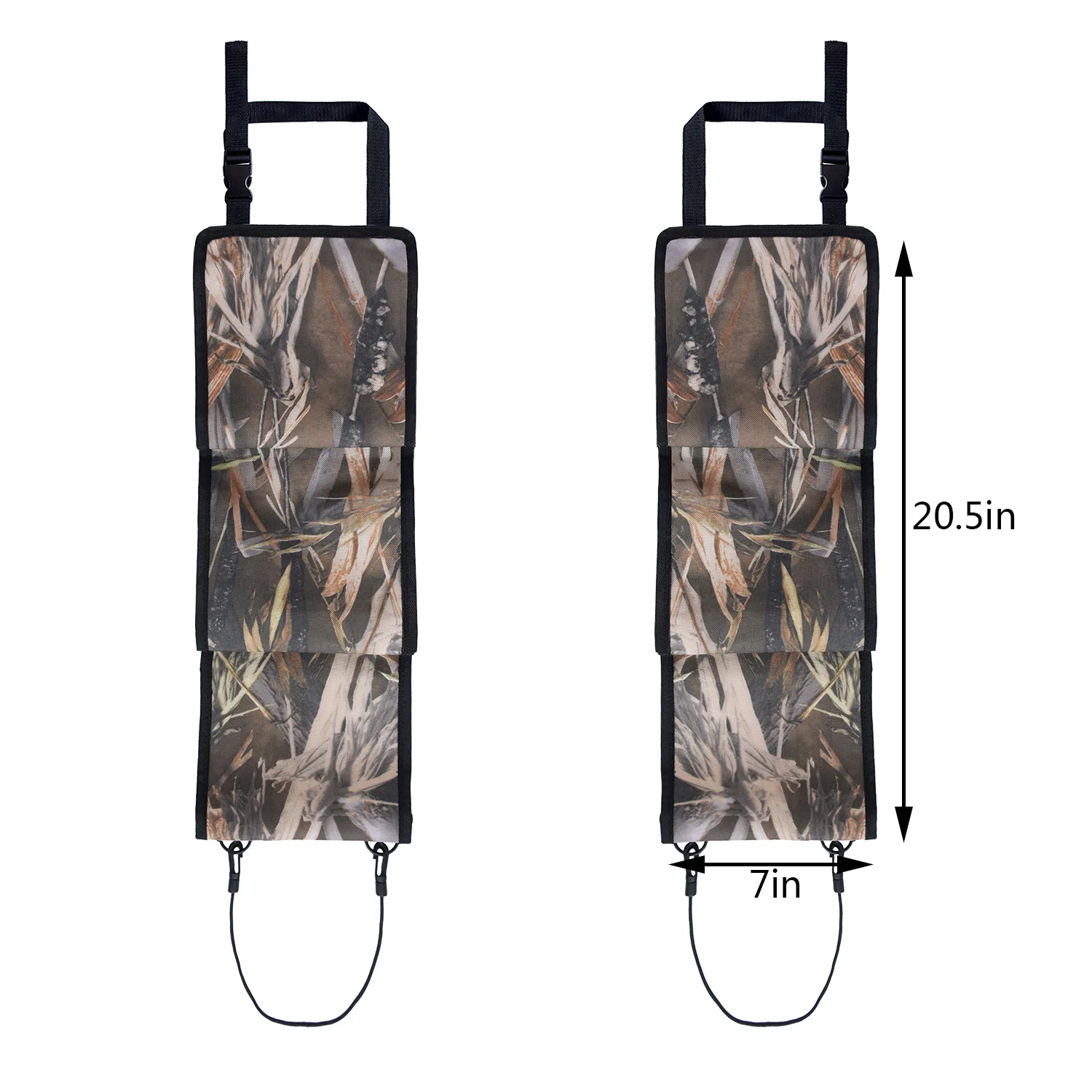 Soporte táctico para asiento trasero de coche, funda para Rifle, organizador de pistola, bolsa de almacenamiento para colgar, accesorio de caza y tiro - imagen 3