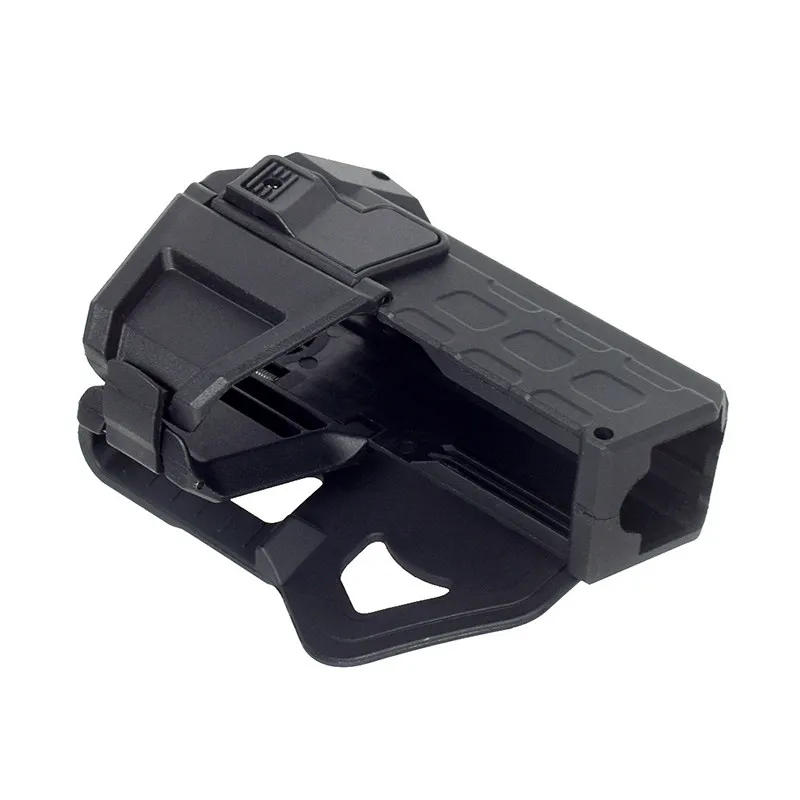 Funda táctica extracción rápida cintura universal de plástico y acero - imagen 5