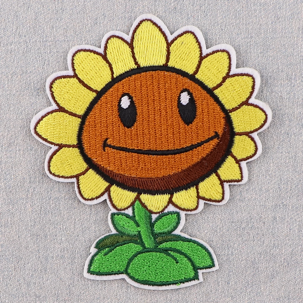 AD2799 parche bordado para planchar con girasol, pegatinas para ropa, insignias para juego, parche para coser a rayas - imagen 4