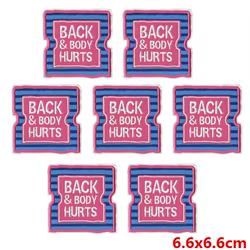 10 unids/lote, venta al por mayor, frase colorida/texto, parche bordado con apliques, parches para planchar para ropa, parches termoadhesivos para ropa