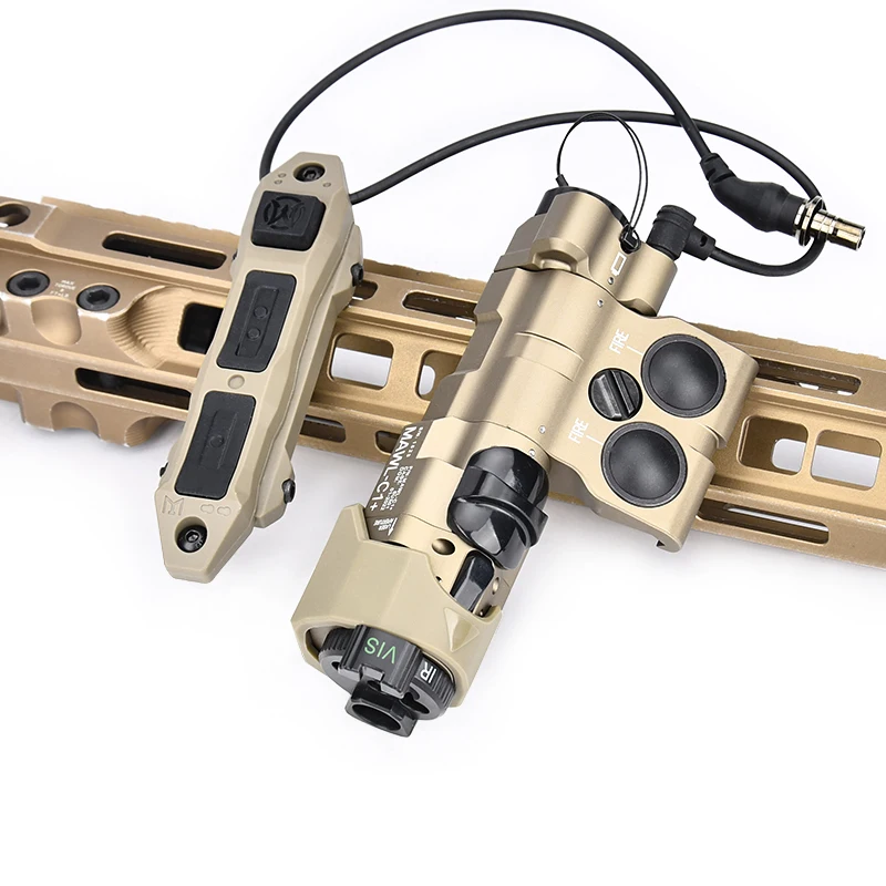 Linterna táctica de Metal con función completa AR15 con láser rojo verde azul y rojo con interruptor de control remoto de 20MM - imagen 4