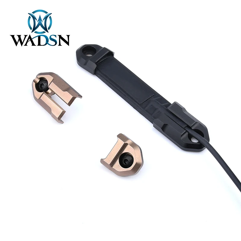 WADSN Surfire Scout Light ST07 Panel de montaje de interruptor remoto compatible con MLOK Keymod Rail M300 M600 linterna DBAL A2 placas de montaje láser - imagen 3