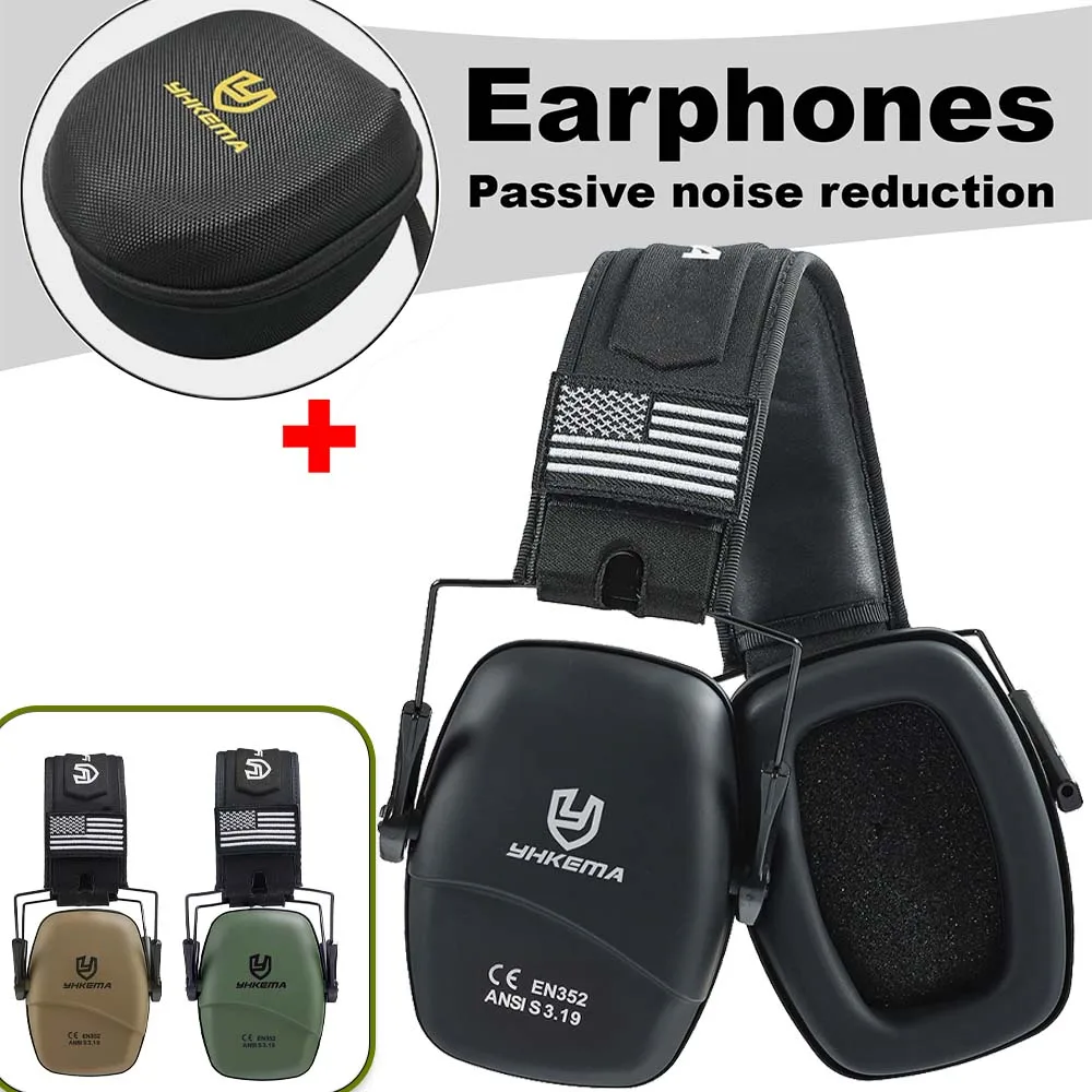 YHKEMA orejeras tácticas protección auditiva Protector pasivo para orejeras de tiro NRR 25dB reducción de ruido