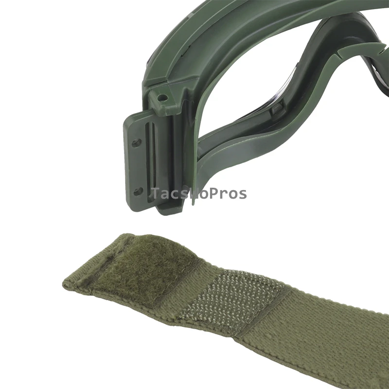 Gafas de tiro Airsoft a prueba de viento y polvo, gafas para ciclismo, motocicleta, senderismo, Paintball, gafas tácticas de montaje rápido para casco - imagen 4