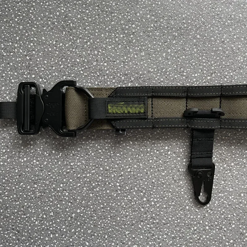 Mosquetón colgante con gancho para choque táctico, Clip de correas Molle con montaje en T ICB con soporte en T, accesorios para cinturón de batalla, Metal Olecranon - imagen 5